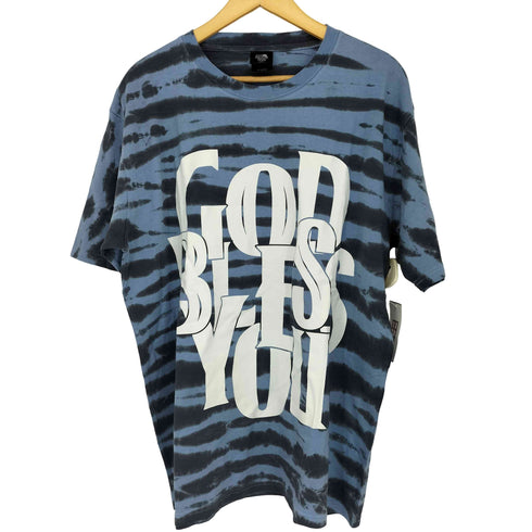 イグザンプル EXAMPLE GOD BLESS YOU タイダイ プリントクルーネックTシャツ メンズ JPN:XL