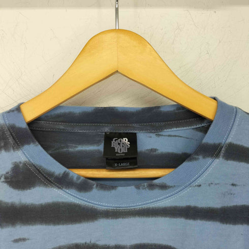 イグザンプル EXAMPLE GOD BLESS YOU タイダイ プリントクルーネックTシャツ メンズ JPN:XL