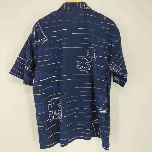 ランバンコレクション LANVIN COLLECTION 総柄ショートスリーブシャツ メンズ import:L