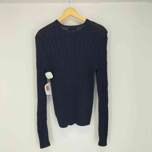 ポロラルフローレン POLO RALPH LAUREN ロングスリーブ ポニー刺繍ケーブルニット レディース import:M