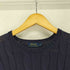 ポロラルフローレン POLO RALPH LAUREN ロングスリーブ ポニー刺繍ケーブルニット レディース import:M