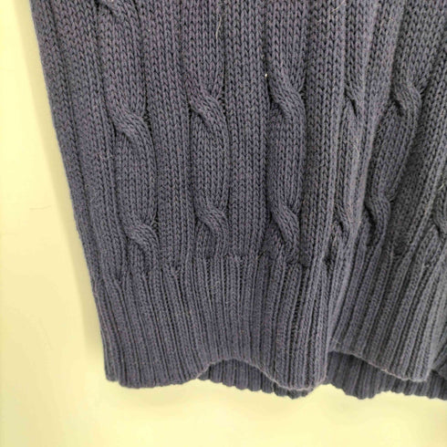 ポロラルフローレン POLO RALPH LAUREN ロングスリーブ ポニー刺繍ケーブルニット レディース import:M
