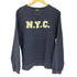 チャンピオン Champion N.Y.Cプリント 前V ガゼット クルーネックスウェット メンズ JPN:M