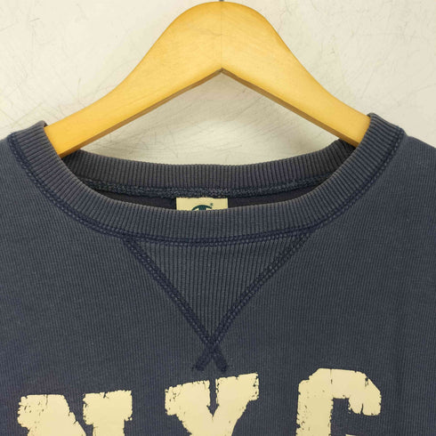 チャンピオン Champion N.Y.Cプリント 前V ガゼット クルーネックスウェット メンズ JPN:M
