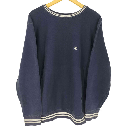 チャンピオン Champion 単色タグ 復刻 REVERSE WEAVE ラインリブクルーネックスウェット メンズ JPN:XL