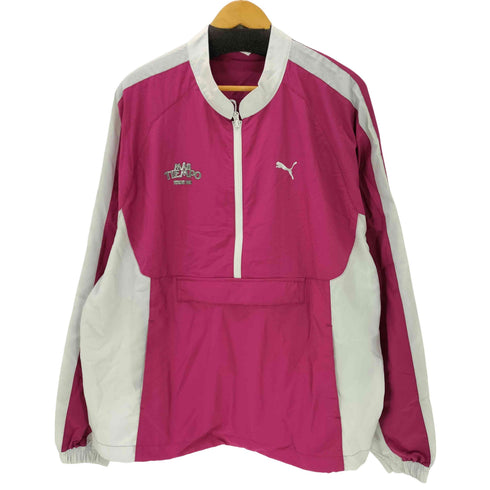 プーマ PUMA ×MAS TIEMPO TWENTY FOUR MAGENTA GLEAM ハーフジッププルオーバー メンズ JPN:XL