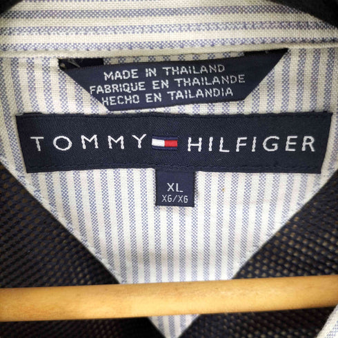 トミーヒルフィガー TOMMY HILFIGER 00S ロゴ刺繍 スイングトップジャケット メンズ JPN:XL