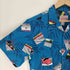 castaways トルコ製 総柄 写真 フォト プリント S/S アロハ シャツ メンズ L