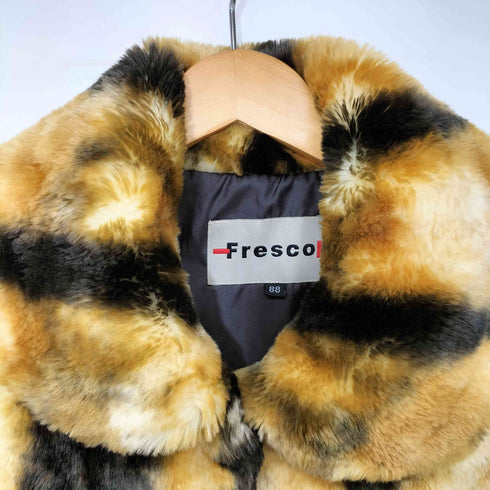 Fresco レオパード柄 フェイクファージャケット レディース import:L