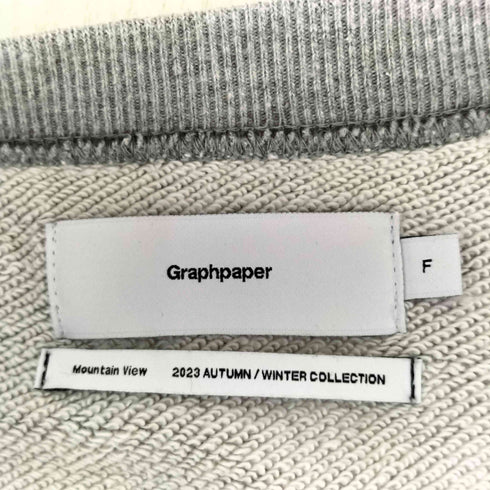 グラフペーパー Graphpaper Classic Crew Neck メンズ FREE