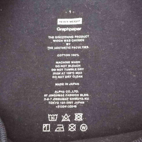 グラフペーパー Graphpaper Heavy Weight L/S Tee メンズ 1