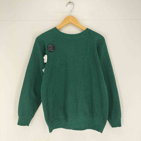 チャンピオン Champion 70S バータグ 脇下ガゼット ラバープリントラグランスウェット メンズ L