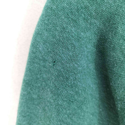 チャンピオン Champion 70S バータグ 脇下ガゼット ラバープリントラグランスウェット メンズ L