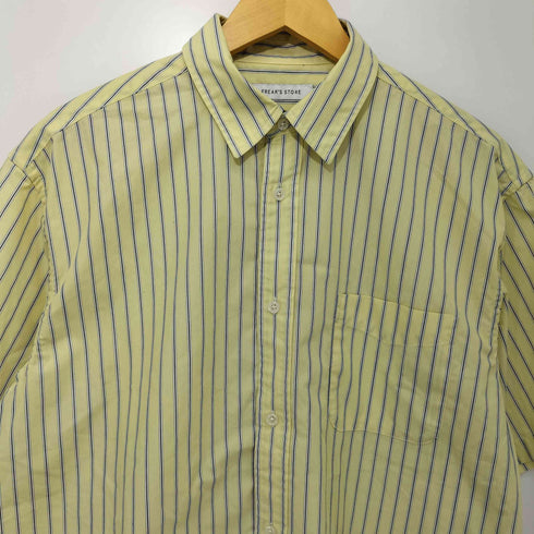 フリークスストア FREAKS STORE 24SS カラーストライプ ショートスリーブ レギュラーカラーシャツ メンズ JPN:M
