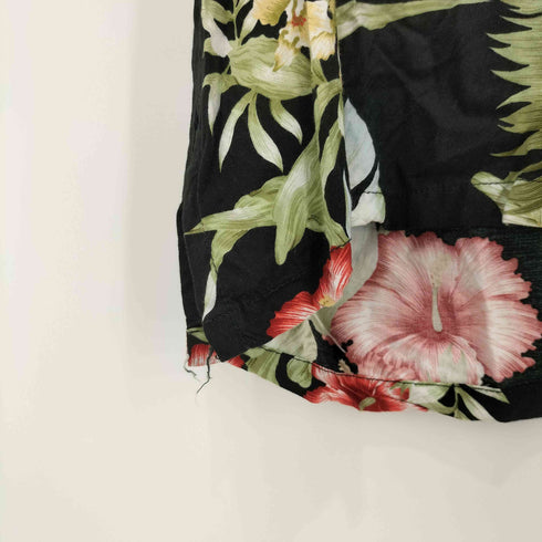 HIBISCUS COLLECTION HAWAII 00S レーヨン ハイビスカス柄 アロハ シャツ メンズ import:L