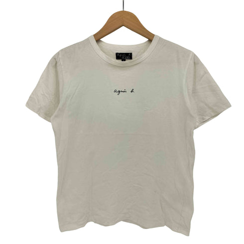 アニエスベー agnes b. FEMME 半袖 ロゴプリント Tシャツ レディース import:S