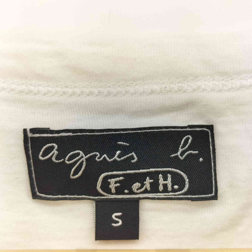 アニエスベー agnes b. FEMME 半袖 ロゴプリント Tシャツ レディース import:S