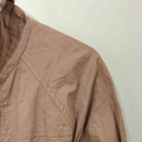 エディーバウアー Eddie Bauer スタンドカラー ジップアップ コットン コート レディース LP