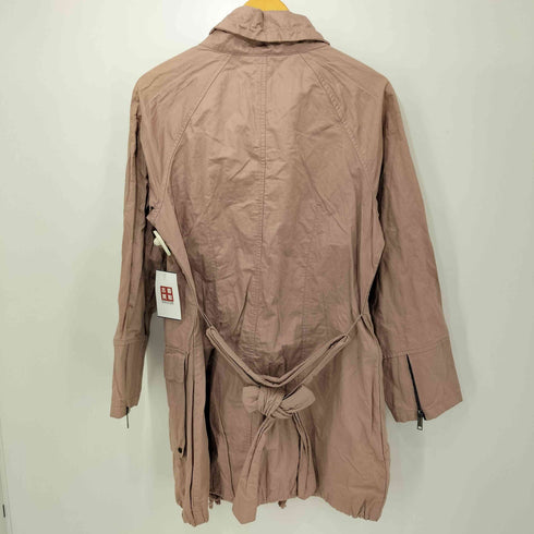 エディーバウアー Eddie Bauer スタンドカラー ジップアップ コットン コート レディース LP