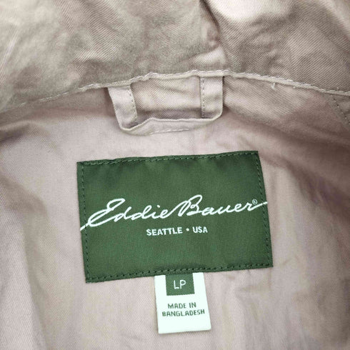 エディーバウアー Eddie Bauer スタンドカラー ジップアップ コットン コート レディース LP