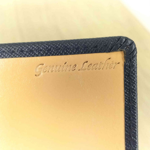 GENUINE LEATHER サフィアーノレザー名刺入れ カードケース メンズ