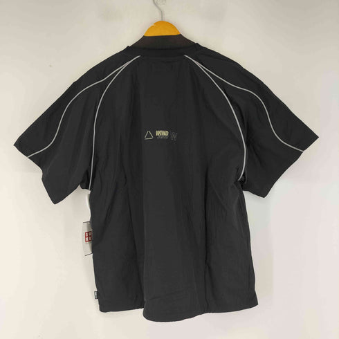 ウィンダンシー WIND AND SEA REFLECTIVE PIPING TRACK S/S TOP メンズ M
