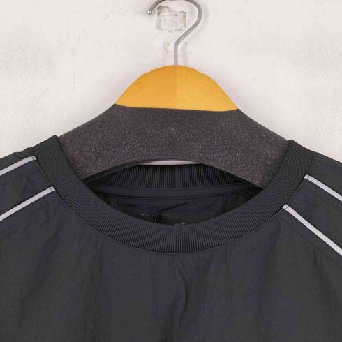 ウィンダンシー WIND AND SEA REFLECTIVE PIPING TRACK S/S TOP メンズ M