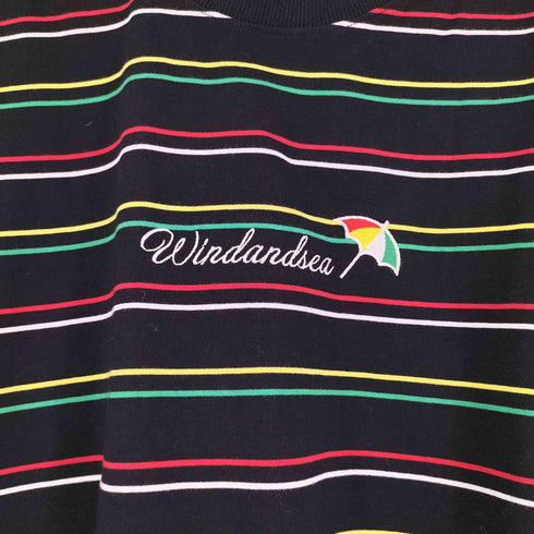 ウィンダンシー WIND AND SEA L/S Multi Border Tee メンズ JPN:M