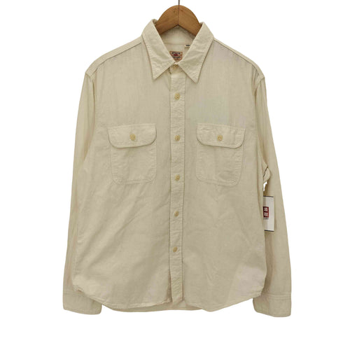 シュガーケーン SUGAR CANE WHITE CHAMBRAY WORK SHIRT メンズ JPN:M