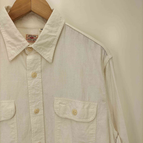 シュガーケーン SUGAR CANE WHITE CHAMBRAY WORK SHIRT メンズ JPN:M