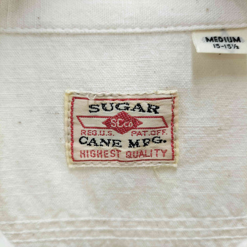 シュガーケーン SUGAR CANE WHITE CHAMBRAY WORK SHIRT メンズ JPN:M