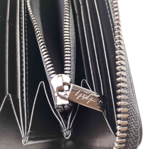 ディスコードヨウジヤマモト discord Yohji Yamamoto 23AW CLASSIC ROUND ZIP WALLET クラシック ラウンド ジップ ウォレット メンズ