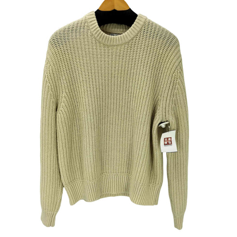 ザラ ZARA RIBBED TEXTURED SWEATER メンズ import:M