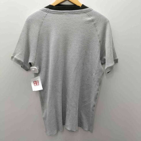 フルーツオブザルーム FRUIT OF THE LOOM ボーダー ワッフル ショートスリーブ T 半袖 メンズ import:M