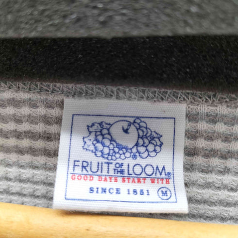 フルーツオブザルーム FRUIT OF THE LOOM ボーダー ワッフル ショートスリーブ T 半袖 メンズ import:M