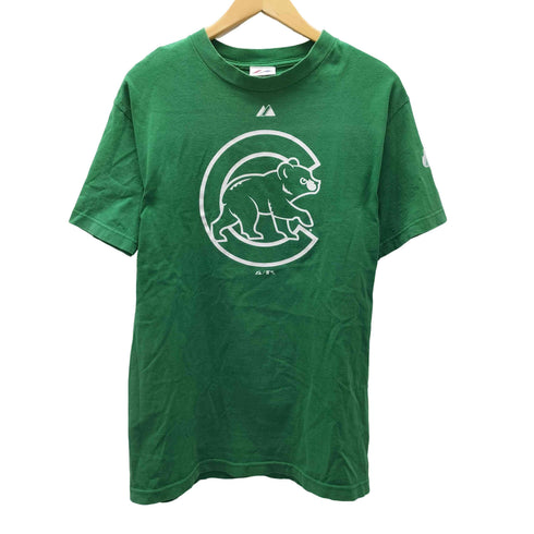 マジェスティック MAJESTIC ベースボールチーム ロゴ プリント S/S クルーネック Tシャツ メンズ import:M