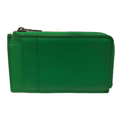 ディスコードヨウジヤマモト discord Yohji Yamamoto 24AW card mini wallet レザー カード ミニ ウォレット カードケース コインケース レディース FREE