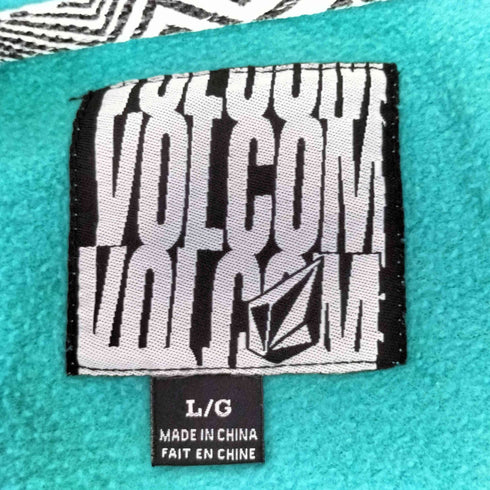 ヴォルコム VOLCOM ボーダー フルジップアップパーカー メンズ JPN:L