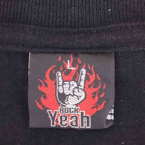ロックイェア rock yeah プリントクルーネックS/S バンドTシャツ メンズ import:L