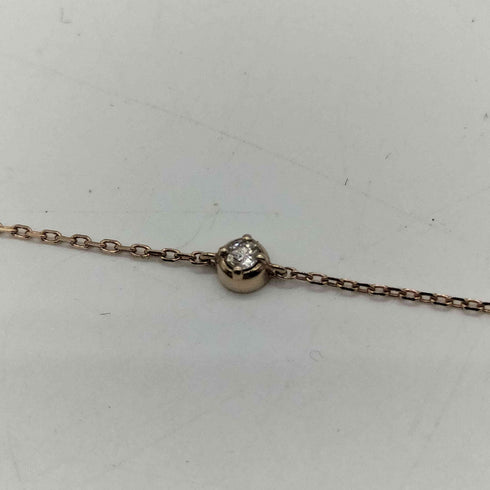エテ ete 10k 0.02ct ダイヤモンド チェーンネックレス レディース