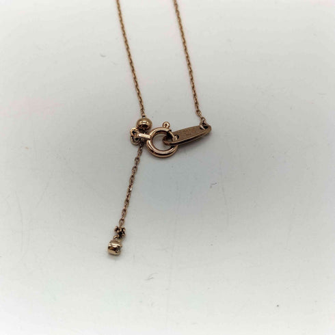 エテ ete 10k 0.02ct ダイヤモンド チェーンネックレス レディース