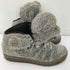 アディダス adidas JS Bear Tinsel Silver ベアー クマ ラメ ハイカット スニーカー レディース JPN:24.5