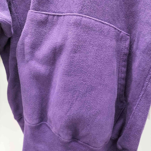 チャンピオン Champion 90S USA製 刺繍タグ REVERSE WEAVE リバースウィーブ プルオーバーパーカー 目付き 首カット ロングリブ メンズ import:M