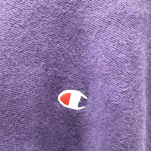 チャンピオン Champion 90S USA製 刺繍タグ REVERSE WEAVE リバースウィーブ プルオーバーパーカー 目付き 首カット ロングリブ メンズ import:M