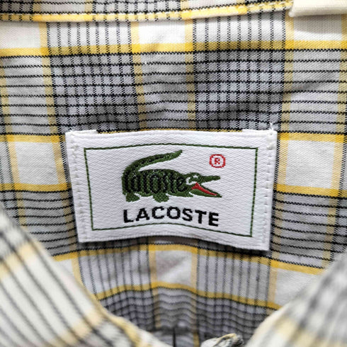 ラコステ LACOSTE チェック BDシャツ メンズ 4