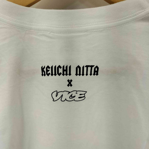 KEIICHI NITTA × VICE フォトプリント クルーネック半袖Tシャツ カットソー メンズ JPN:L