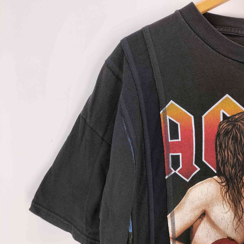 リビルドバイニードルズ rebuild by needles リメイクアーティストプリントクルーネックTシャツ メンズ ONE SIZE