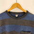 ショットブロス SCHOTT BROS. ボーダークルーネックS/S Tシャツ メンズ import:L