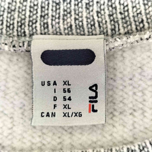 フィラ FILA アクリルコットンナイロン切替ニット メンズ import:XL