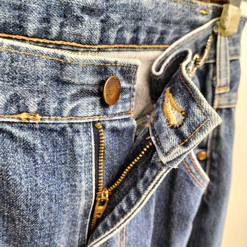 ラングラー Wrangler サイドアジャスター カスタム デニムパンツ 赤耳 レディース DE:32